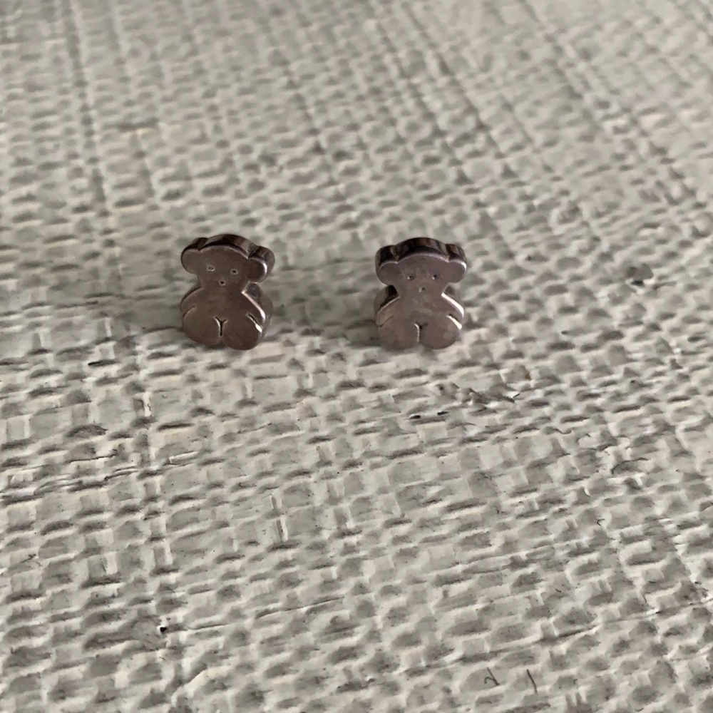 Classic tous silver earrings